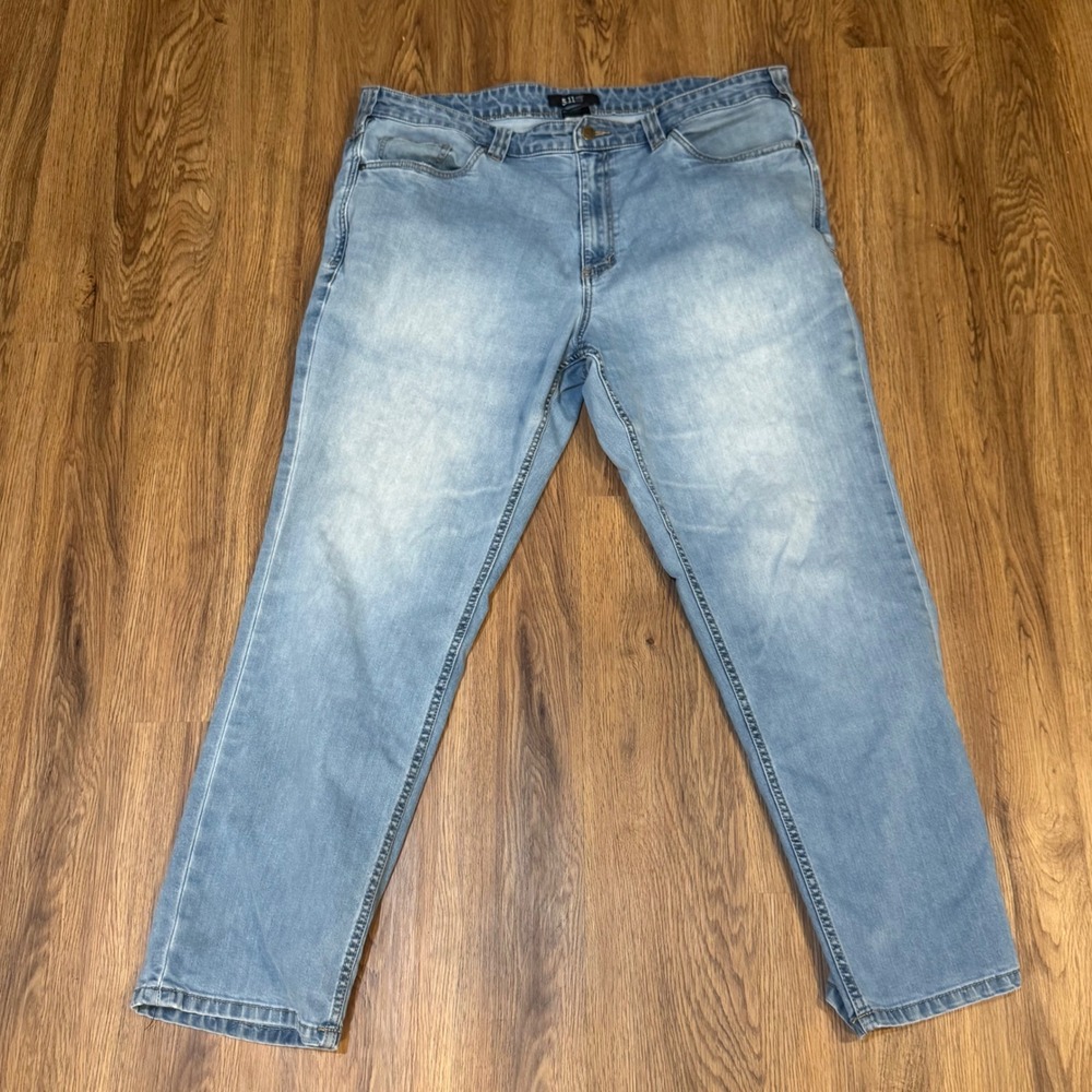5.11 Tactical Mens Defender-Flex Slim Jeans Light Wash Blue 40x30 Stretch Denim